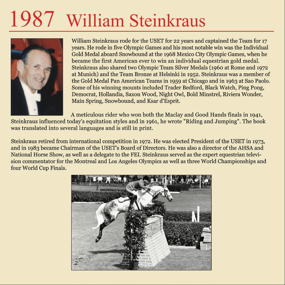 1987 William Steinkraus 2.jpg